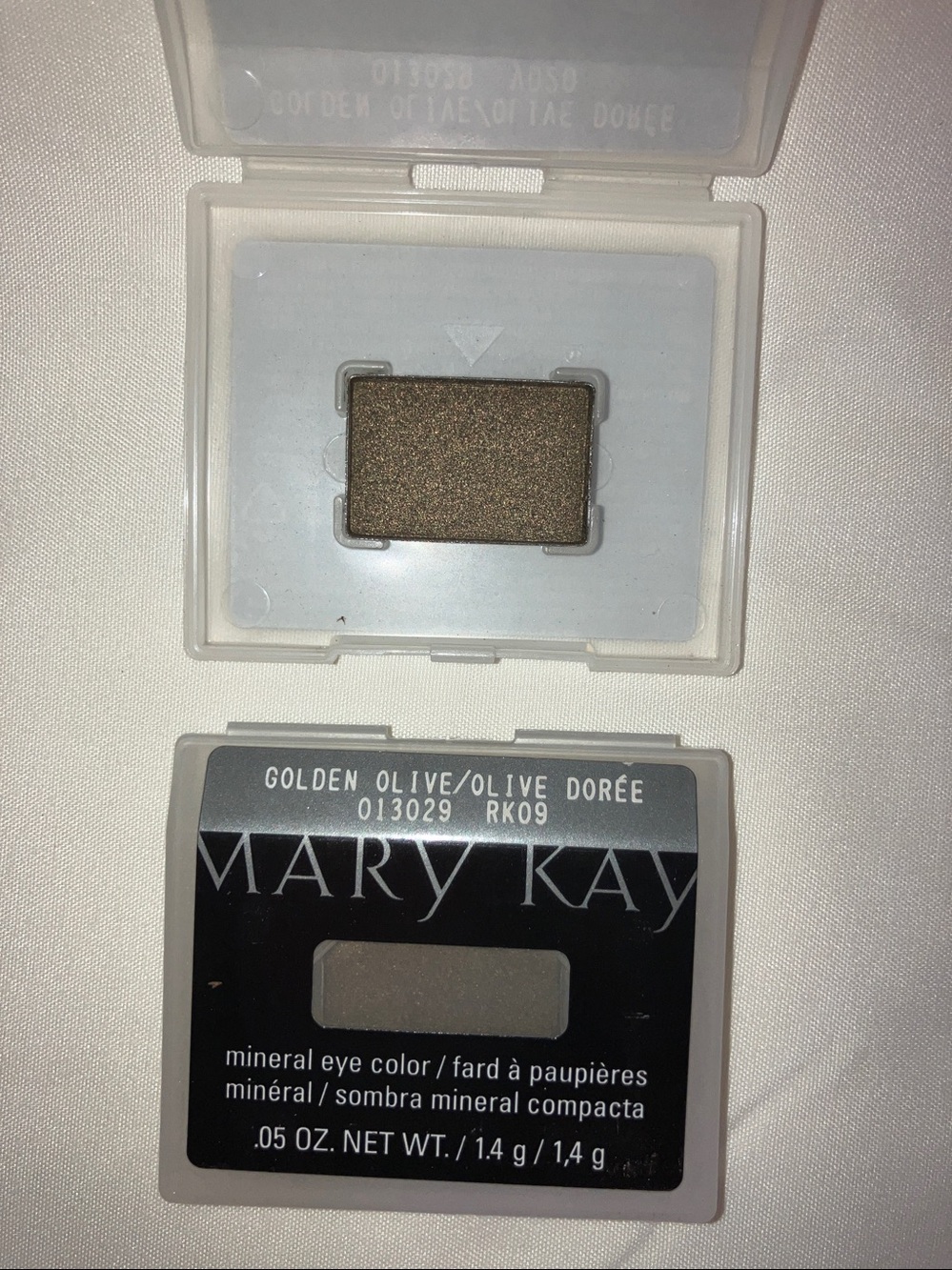(2) Golden Olive Mary Kay Mineral Eye Color Set New Eyeshadow Refillâ